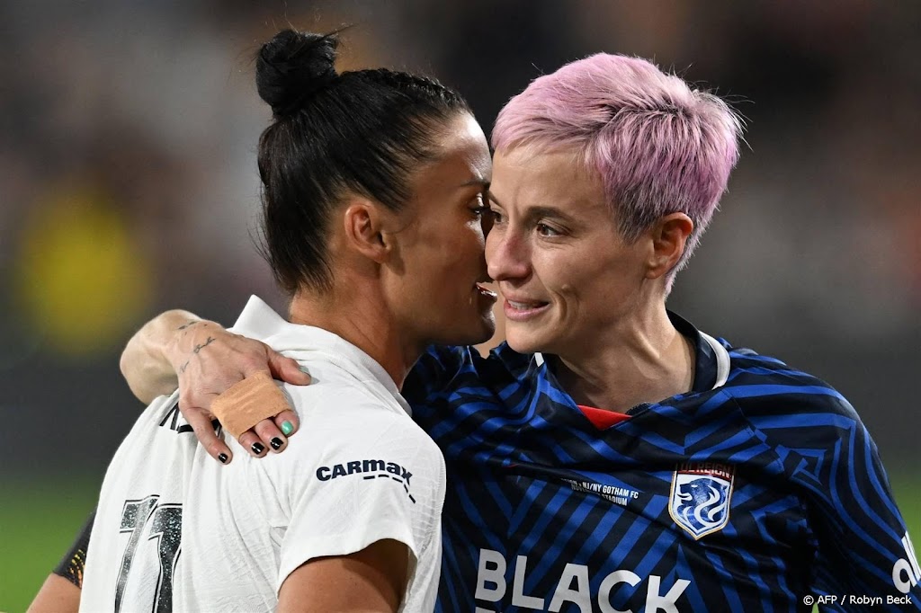 Afscheid Amerikaanse voetbalster Rapinoe eindigt vroegtijdig