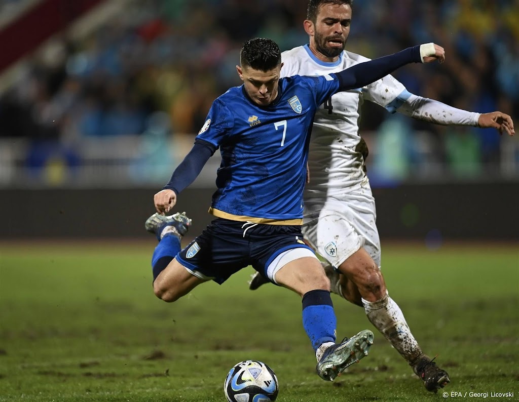 Israël verliest uitgestelde duel van Kosovo in EK-kwalificatie