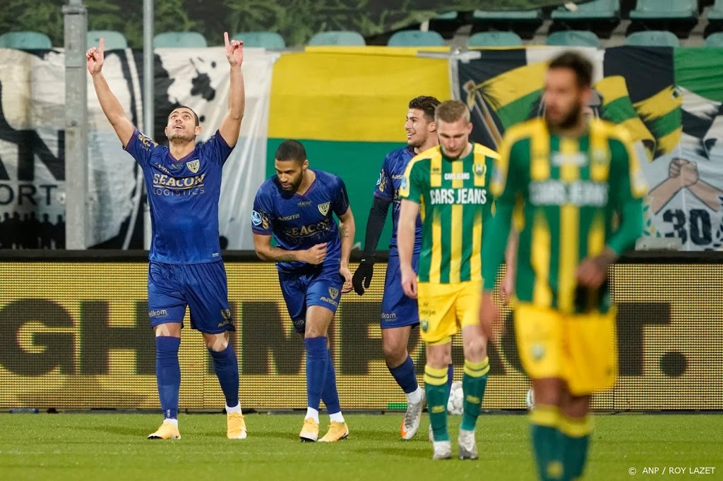 Topscorer Giakoumakis leidt VVV met vier goals naar zege op ADO