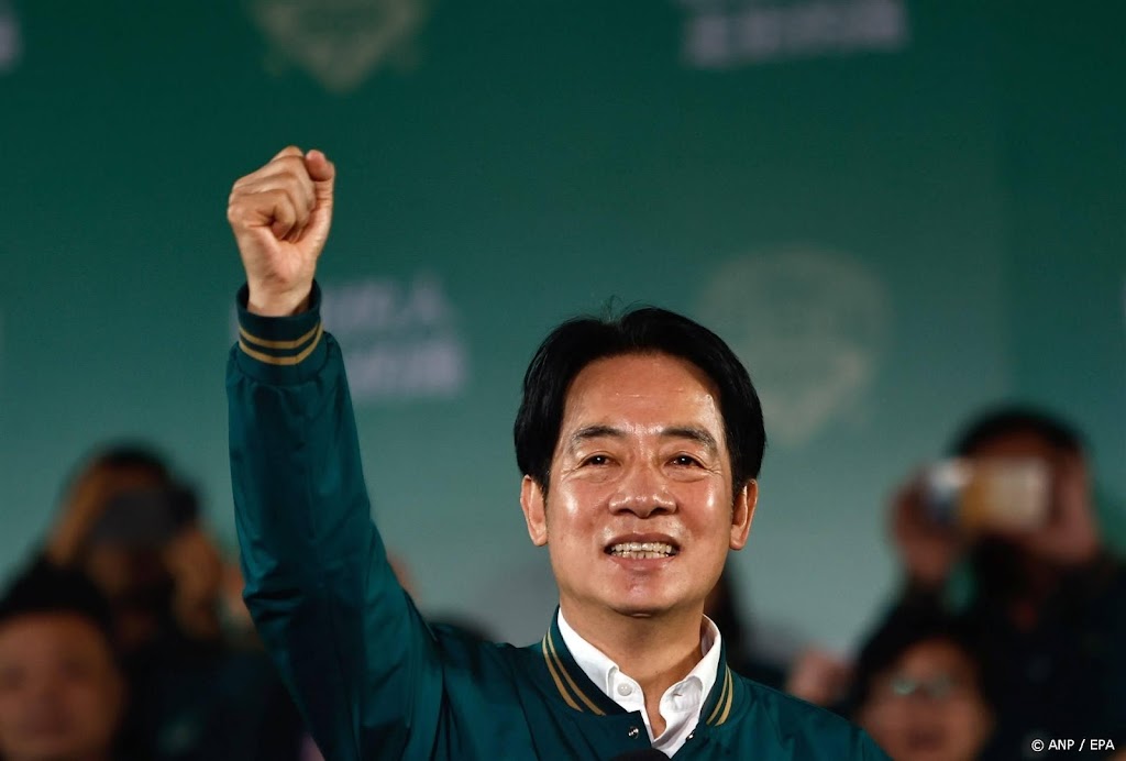 Eerste felicitaties voor Taiwan na verkiezingswinst Lai