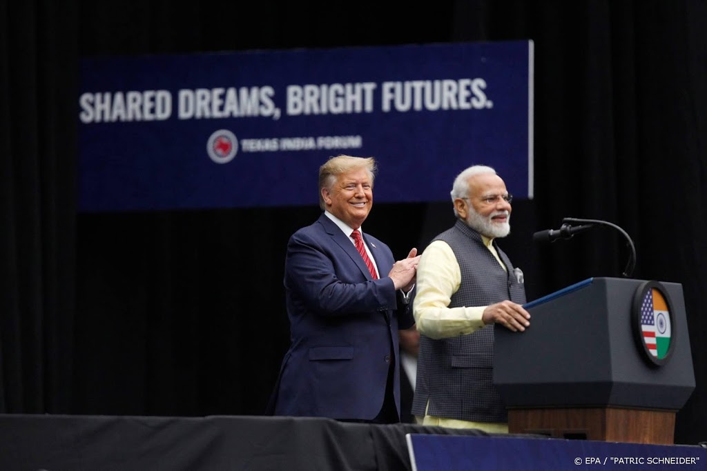 India bouwt muur voor komst Trump