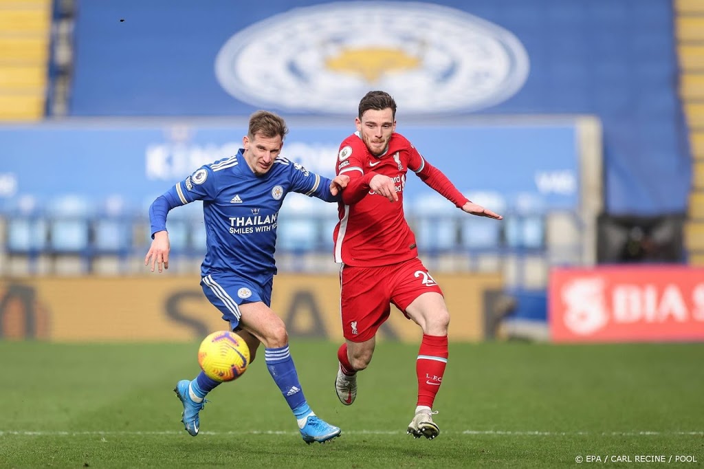 Liverpool zakt weg na nederlaag bij Leicester City