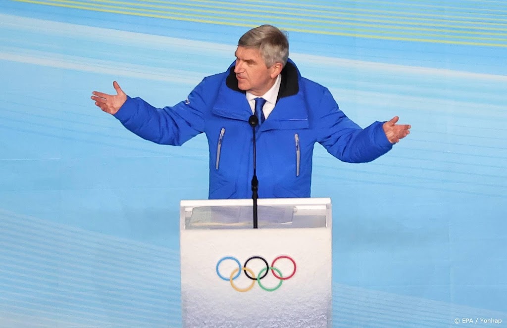 Geen plan IOC-baas Bach zich te uiten over Oekraïne-conflict