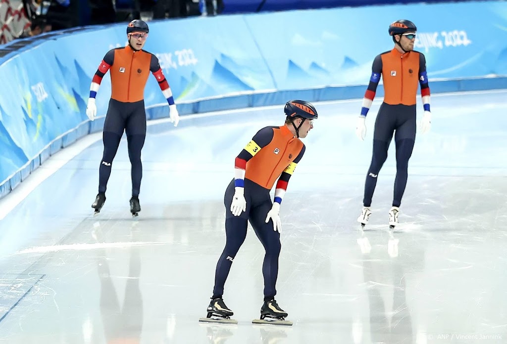 Schaatsers misten op ploegachtervolging snelheid in eerste ronden