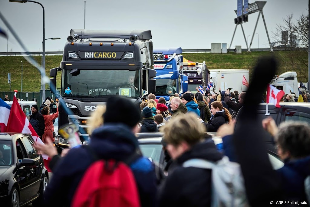 Media: vrijheidskonvooien willen toch oprukken richting Brussel