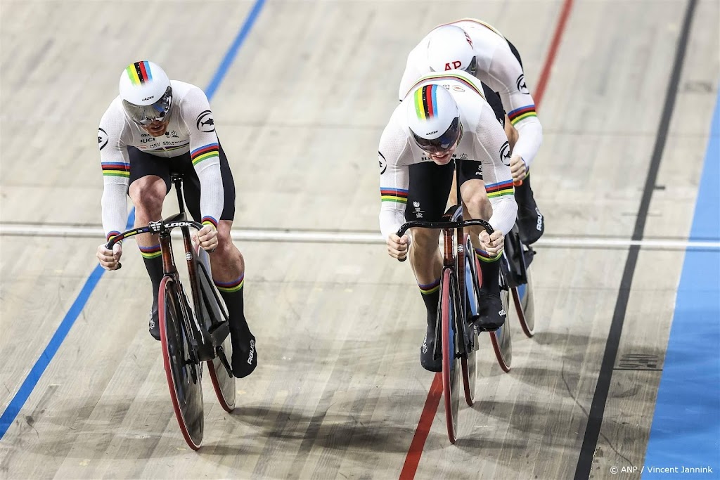 Baansprinters overtuigen in laatste teamsprint voor de Spelen