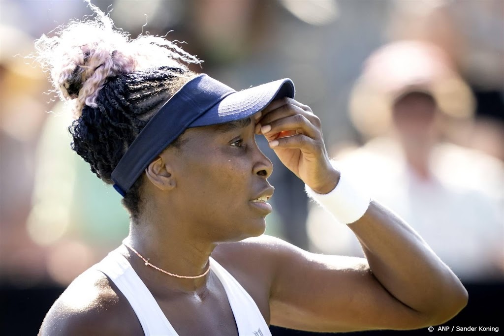 Venus Williams (42) verliest in Rosmalen van 25 jaar jongere Naef