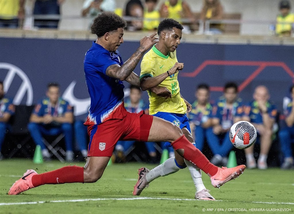 Brazilië speelt gelijk tegen VS in oefenduel voor Copa América