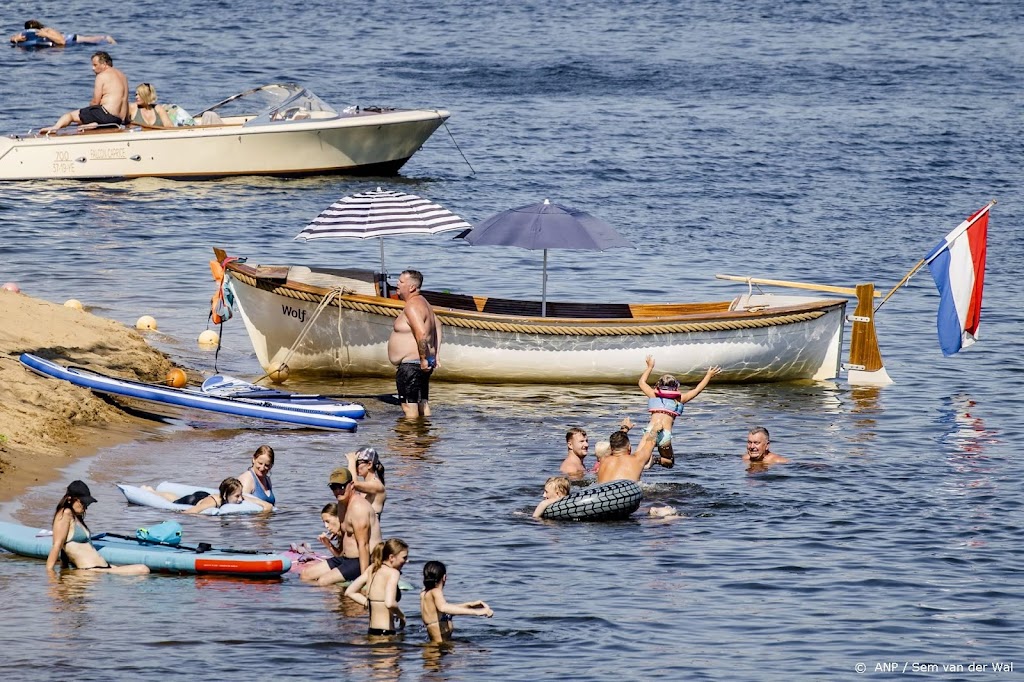 Na bloedheet weekend benauwd en kans op felle buien