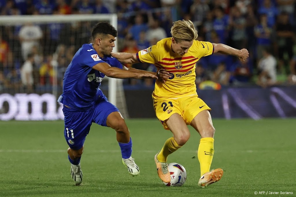 Barcelona en Getafe eindigen doelpuntloos gelijkspel met tien man