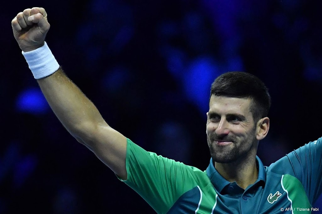 Djokovic heeft eerste doel bereikt op ATP Finals