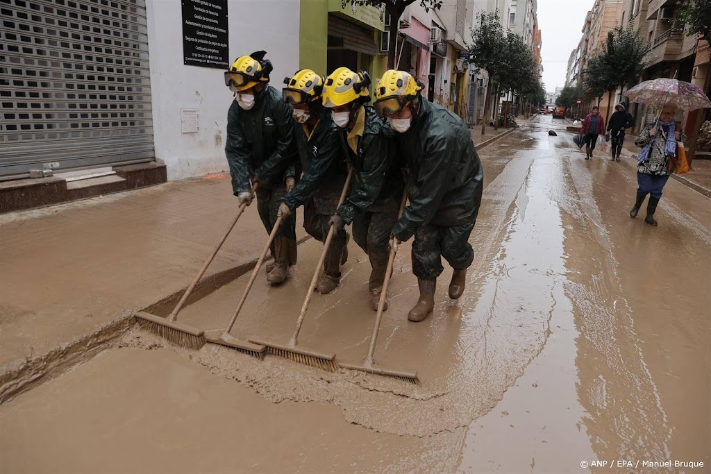 Veel wateroverlast in Málaga door zware regenval