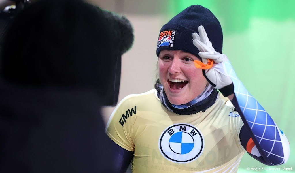 Skeletonster Bos op koers voor wereldbeker en Europese titel