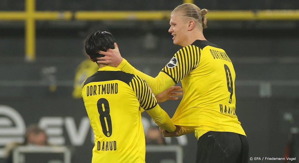 Haaland en Meunier schieten Dortmund naar ruime zege op Freiburg