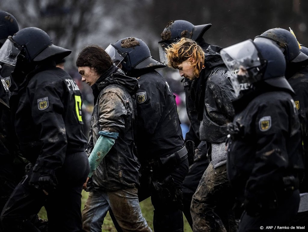 Activisten melden gewonden tijdens demonstratie Lützerath