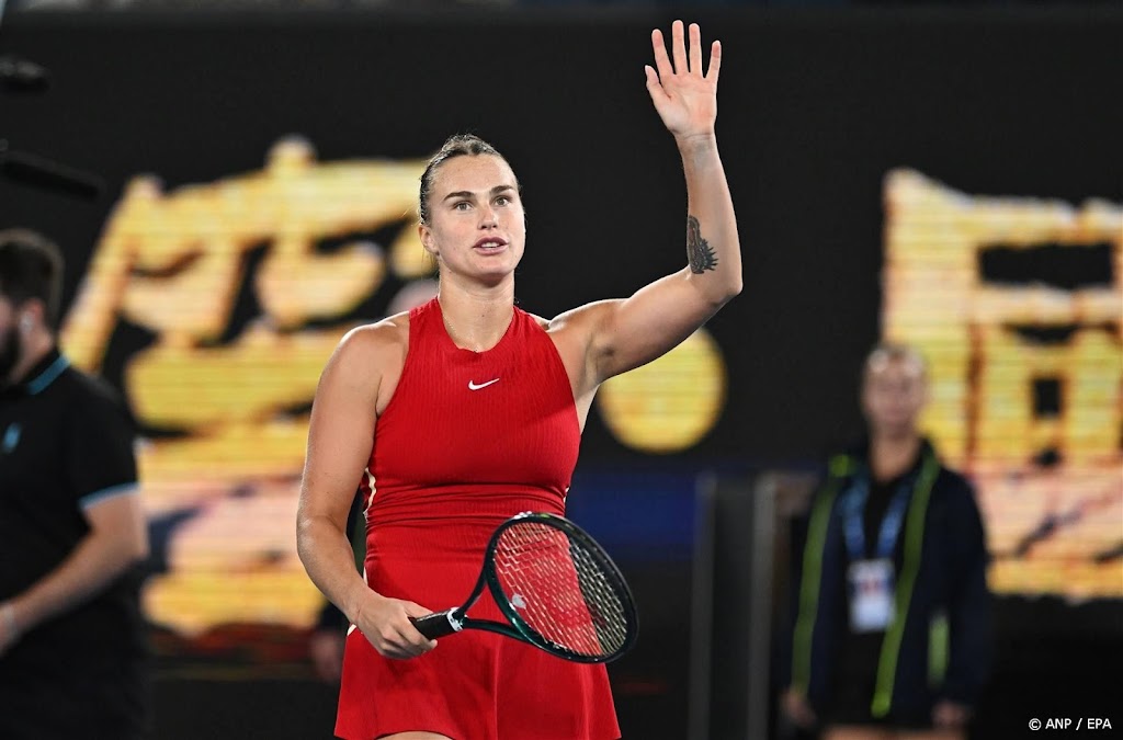 Titelverdediger Sabalenka gunt Seidel één game op Australian Open