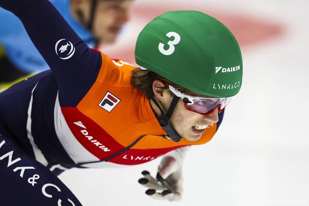 Shorttrackreserve Steenaart houdt aan Spelen klokje van Bach over
