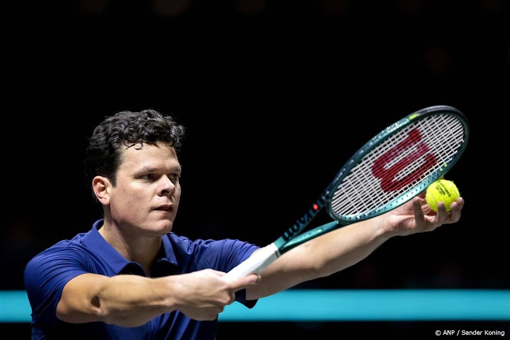 Raonic bereikt in Rotterdam voor het eerst sinds 2020 kwartfinales