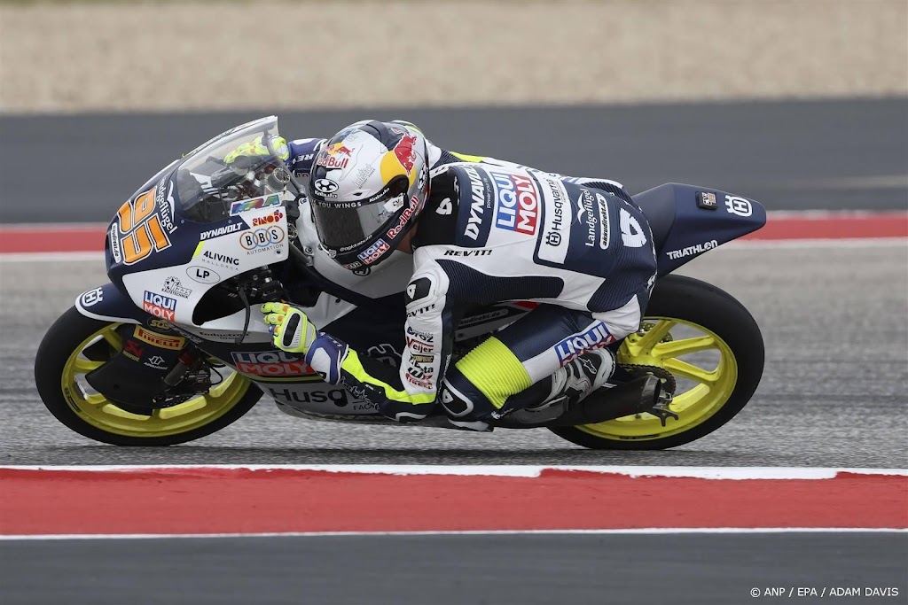 Moto3-coureur Veijer valt uit in Austin, Alonso pakt zege