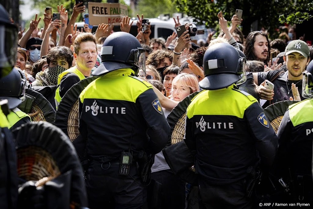 Twintig meldingen bij PersVeilig om agressie bij UvA-protesten