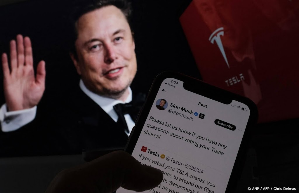 Aandeelhouders Tesla akkoord met megabeloning voor topman Musk