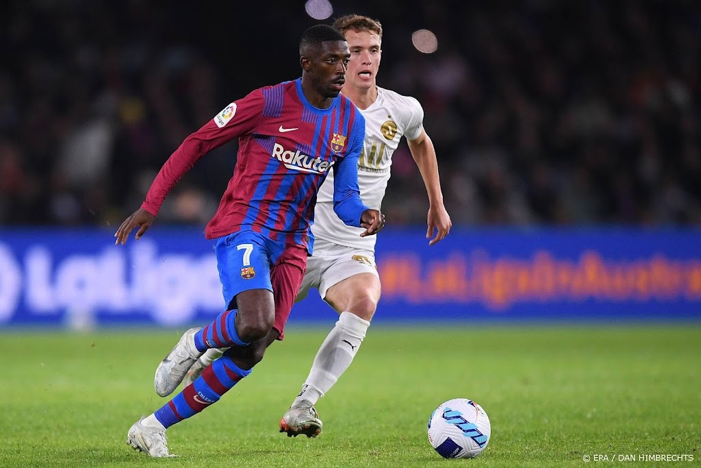 Dembélé blijft na lang onderhandelen toch bij FC Barcelona