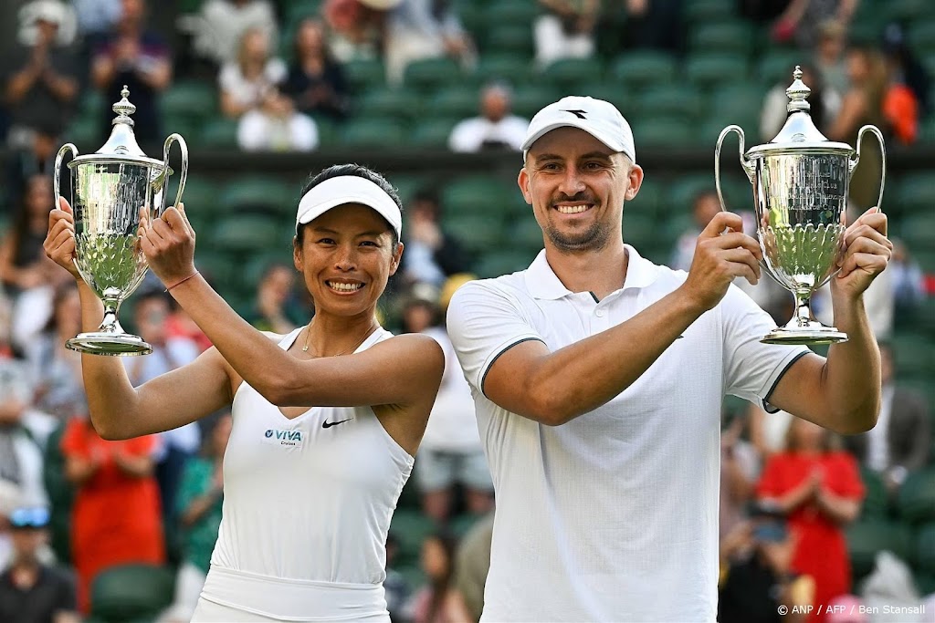 Tennissers Hsieh en Zielinski winnen gemengd dubbelspel Wimbledon