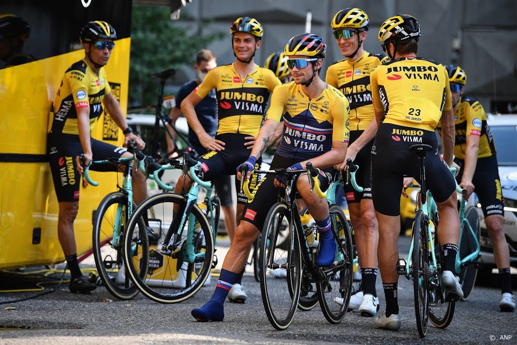 Coronatesten bij renners van Jumbo-Visma negatief