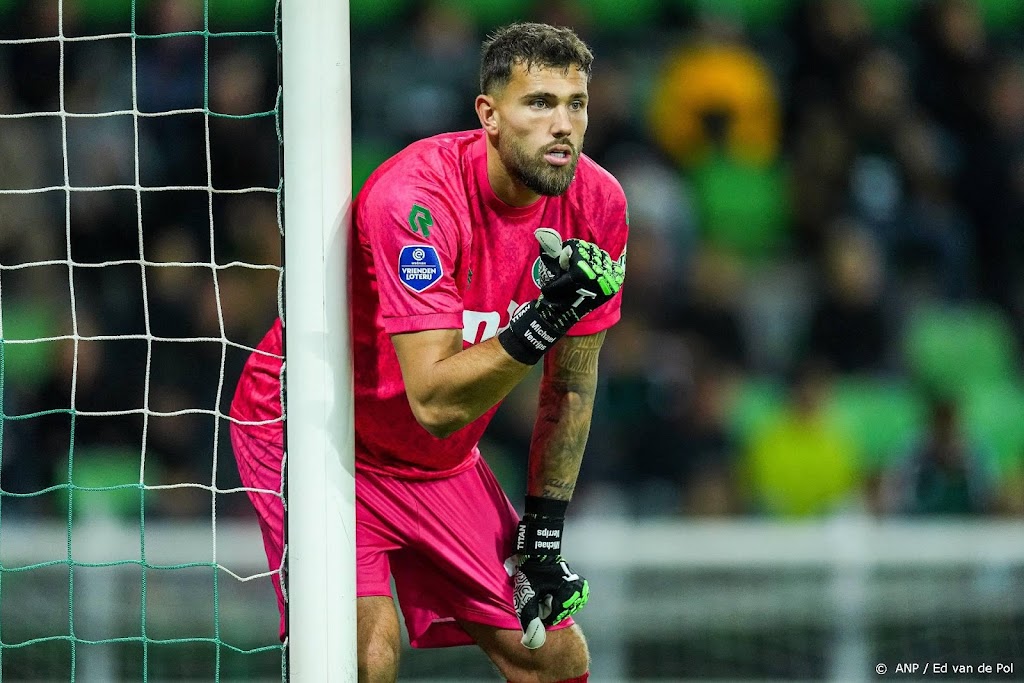 FC Groningen mist doelman Verrips tegen FC Twente