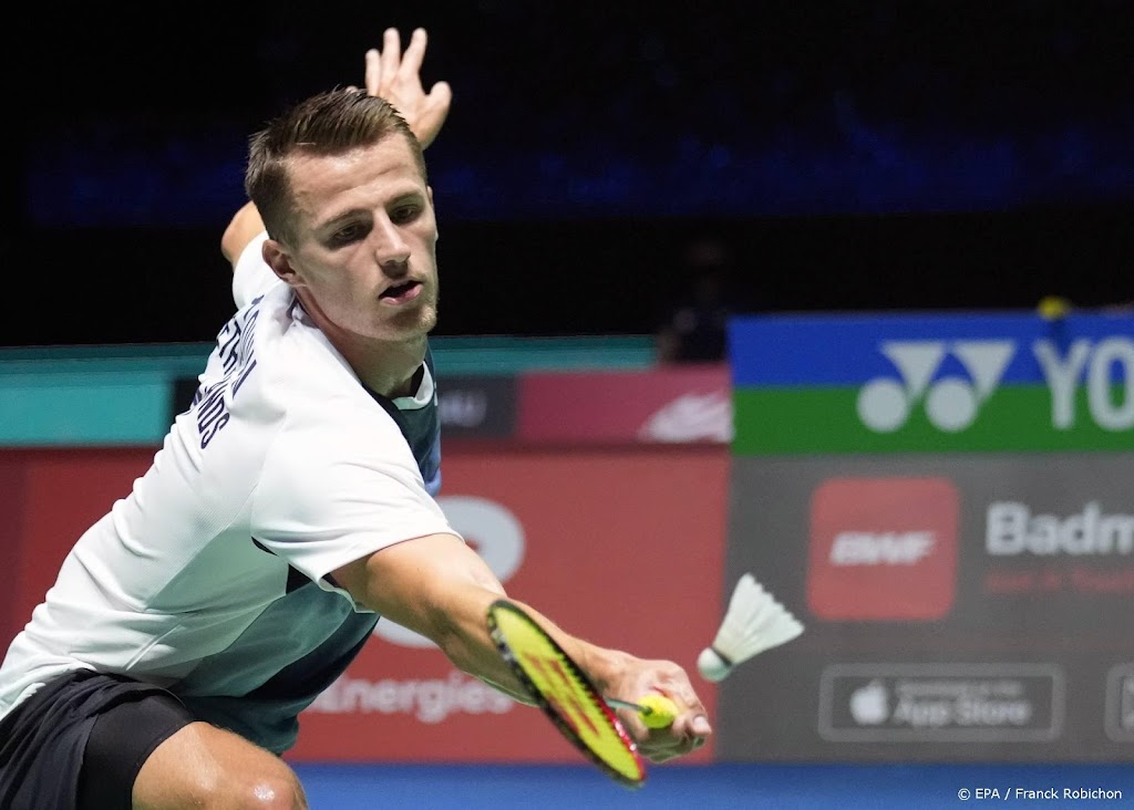Badmintonner Caljouw vroeg uitgeschakeld op Dutch Open