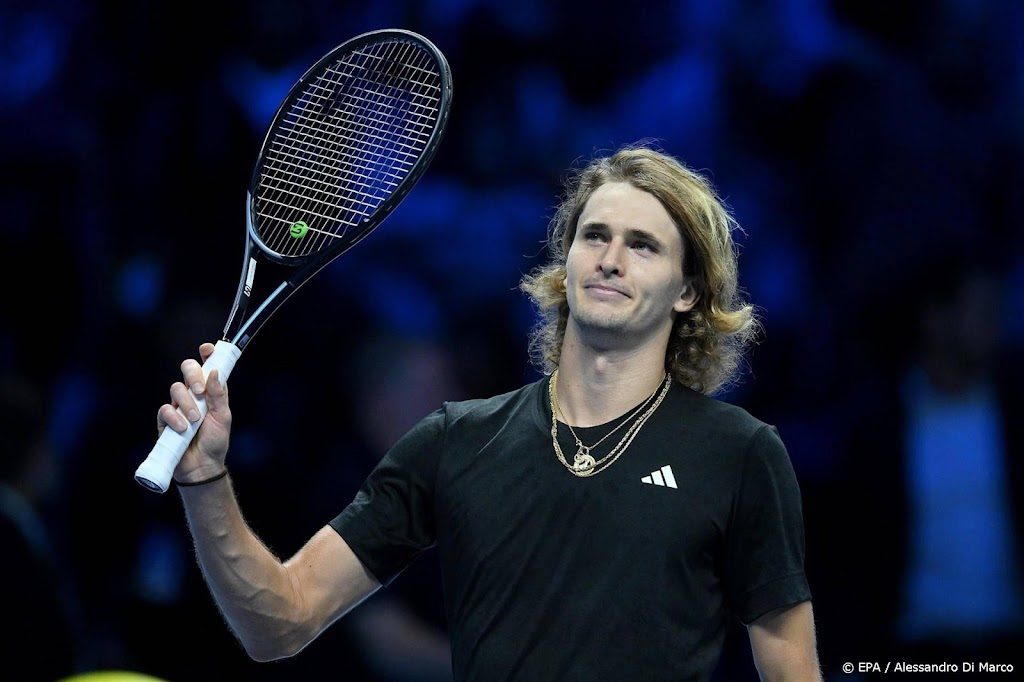 Tennisser Zverev zorgeloos verder op ATP Finals