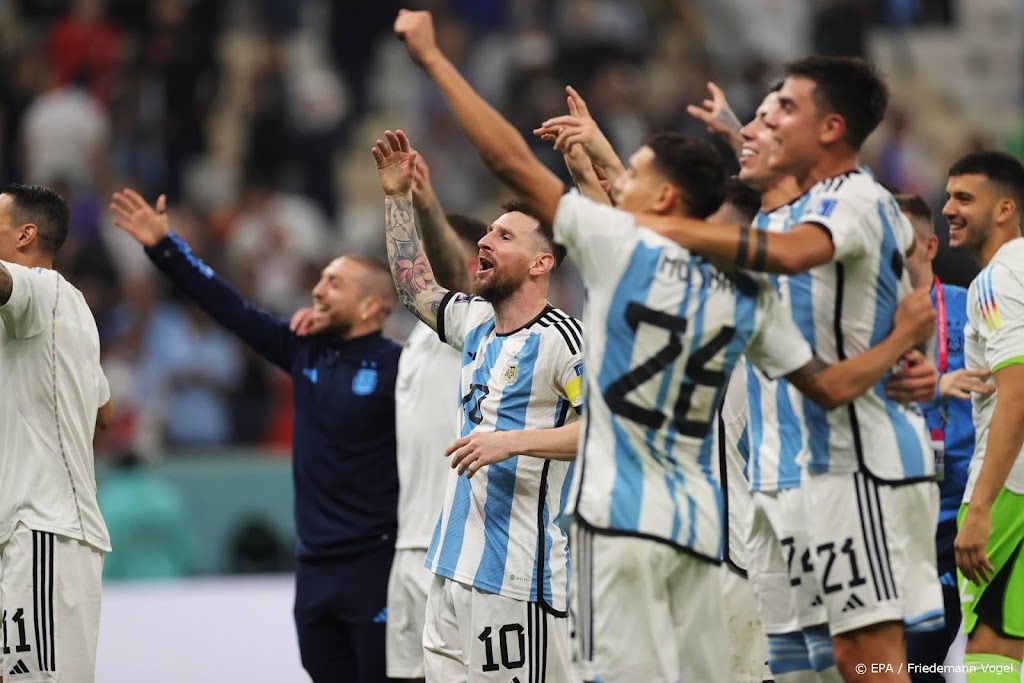 2,4 miljoen mensen zien hoe Argentinië zich voor finale plaatst