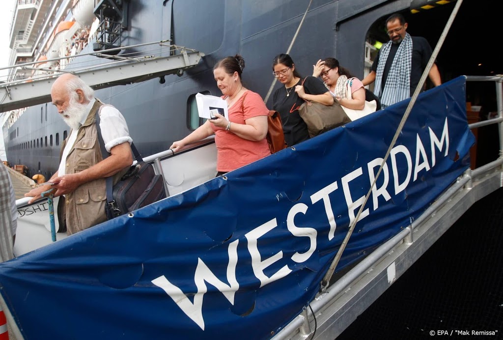 GGD controleert alle Nederlandse cruisegangers Westerdam