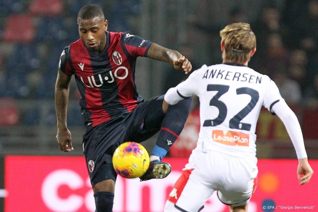 Voetballers Schouten en Denswil krijgen rood bij Bologna
