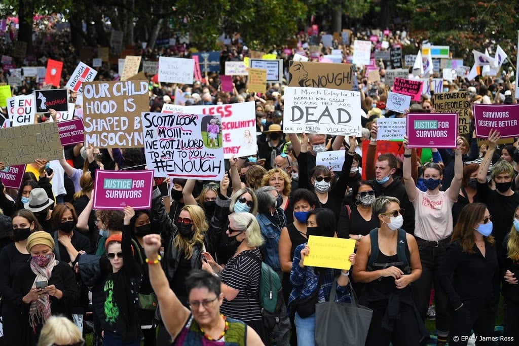 Duizenden Australiërs demonstreren tegen geweld tegen vrouwen