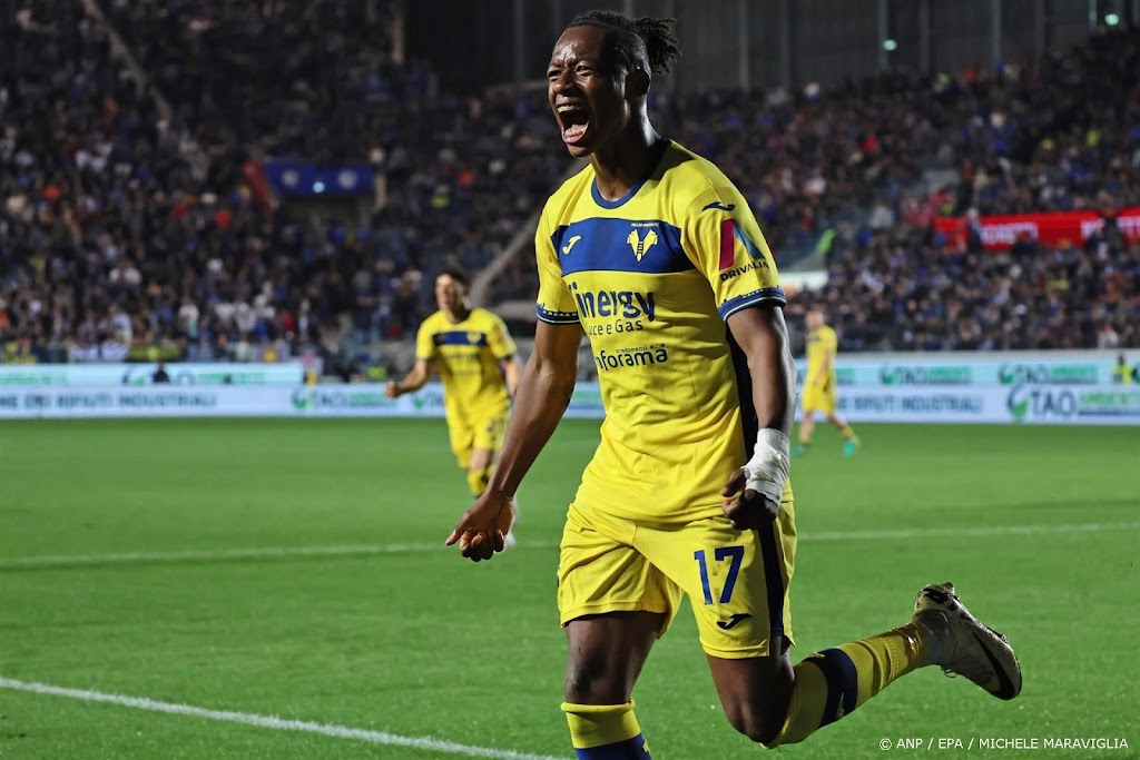Noslin leidt Hellas Verona naar gelijkspel bij Atalanta
