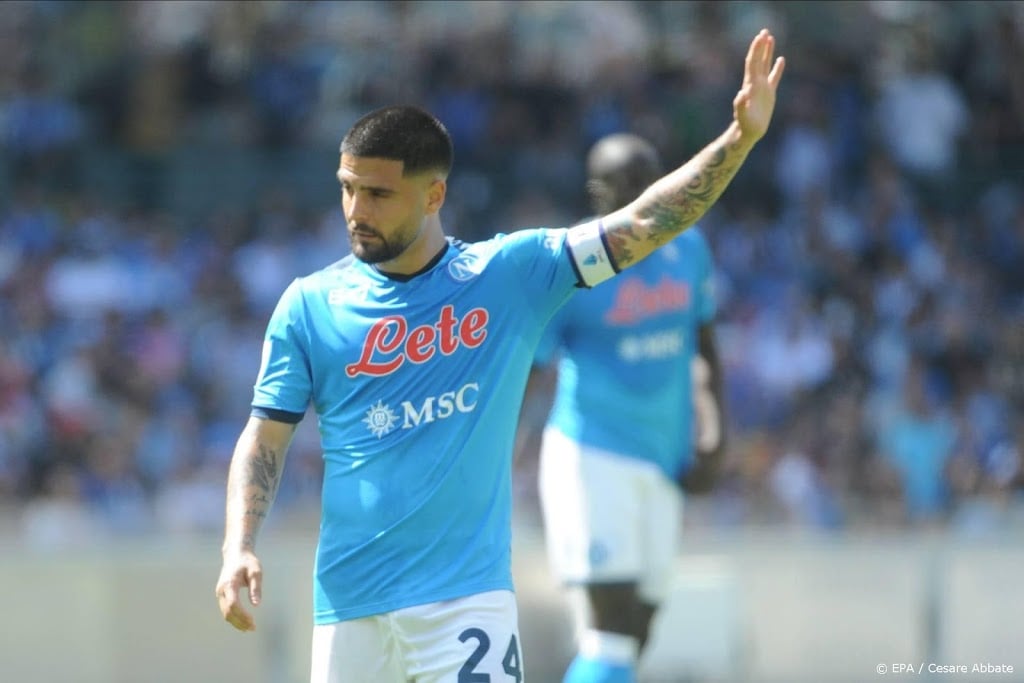 Napoli verzekert zich bij afscheid icoon Insigne van derde plek