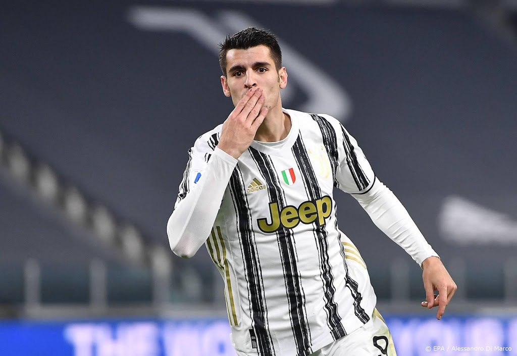 Juventus huurt Morata nog een jaar van Atlético Madrid