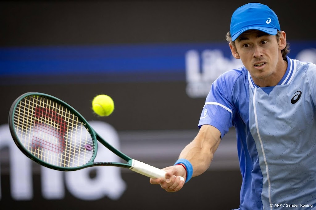 Als eerste geplaatste De Minaur tweede finalist in Rosmalen