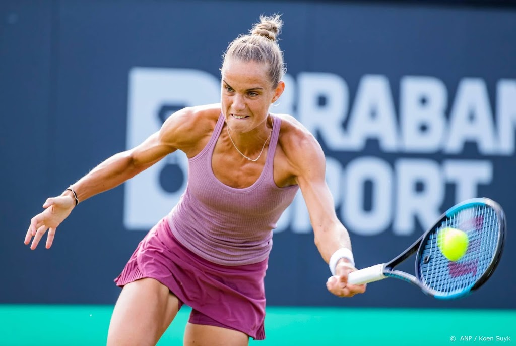 Bertens verliest met Rus eerste officiële duel sinds februari