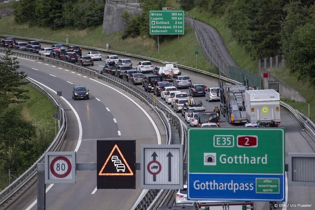 Gotthardtunnel vrijdagavond weer open