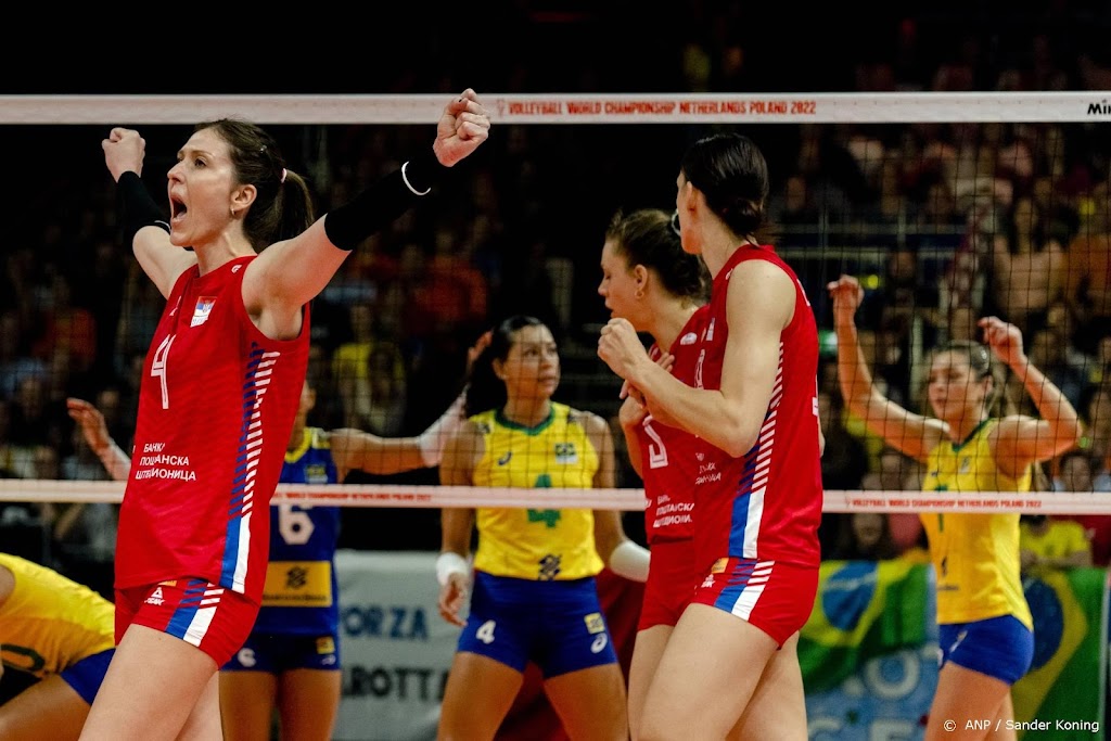 Servische volleybalsters voor tweede keer op rij wereldkampioen