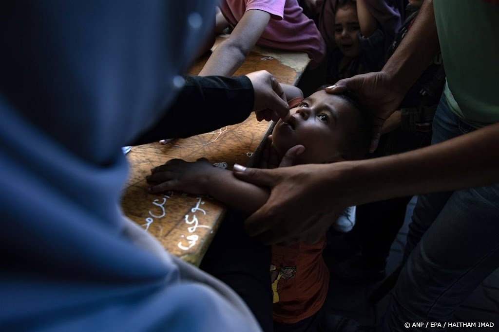93.000 Gazaanse kinderen voor de tweede keer ingeënt tegen polio