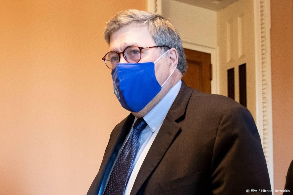 Barr stopt vlak voor kerst als minister van Justitie VS