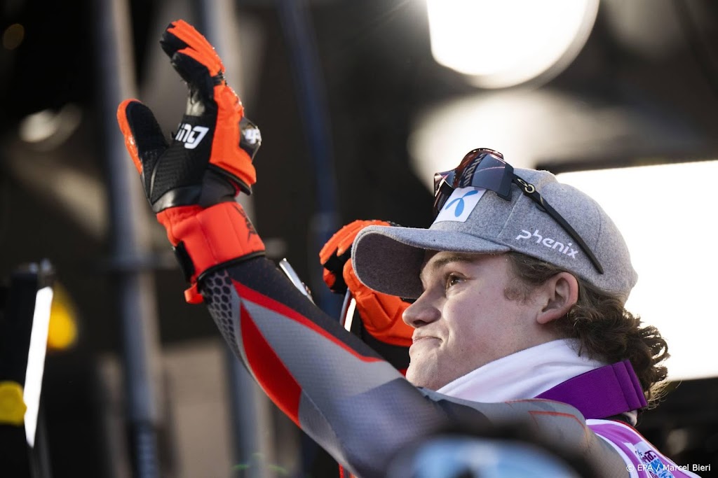 Spectaculaire wereldbekerzege skiër Braathen op slalom Wengen