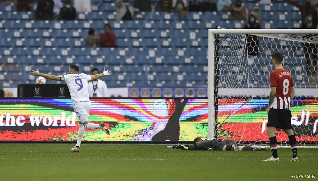 Real Madrid verovert Spaanse Supercup ten koste van Athletic Club