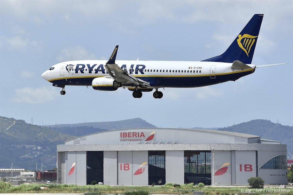 Ryanair gaat deze zomer minder vliegen op Spanje