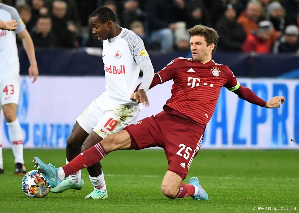 Bayern speelt ternauwernood gelijk in uitduel met RB Salzburg