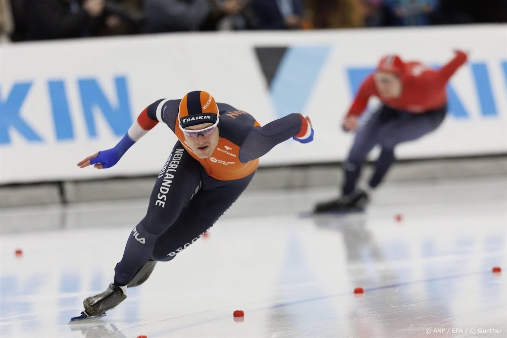 Schaatsers grijpen nipt naast wereldtitel op teamsprint