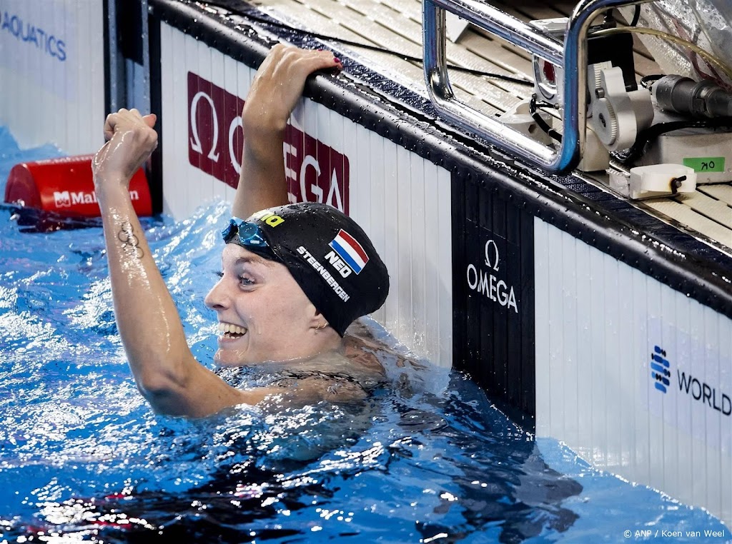 Steenbergen pakt op WK eerste Nederlandse zwemgoud sinds 2013
